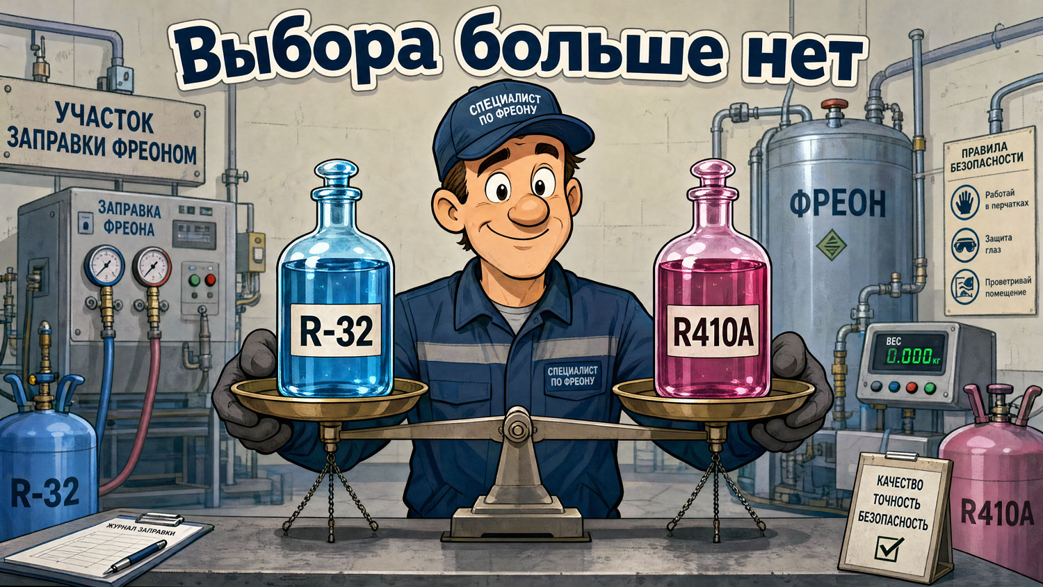 Состоялся переход на новый фреон